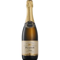 Der Plaisir Nectar Chardonnay Pinot Noir Cap Classique präsentiert sich mit einem hellen Strohgelb und einem komplexen Bouquet aus reifem Pfirsich