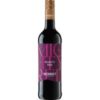 Die Weinbiet Mighty Red Cuvée 2023 aus der Pfalz beeindruckt mit einer intensiven rubinroten Farbe