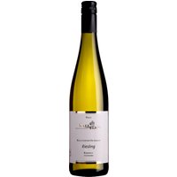 Der 2022er Kallstadt Saumagen Riesling Kabinett präsentiert sich in brillantem Gelb. In der Nase entfalten sich feine Aromen von Zitrone