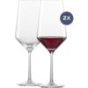Das Zwiesel Rotweinglas Set "Pure Bordeaux" ist ideal für Weinliebhaber