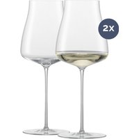 Das Zwiesel Weißweinglas im Set "The Moment Riesling Grand Cru" vereint Funktionalität und Eleganz. Gefertigt aus robustem Tritan®-Kristallglas