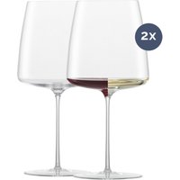 Eingebettet in die lange Geschichte von Zwiesel Kristallglas vereint das Zwiesel Weinglas universal die Handwerkskunst des Bayerischen Waldes mit modernem Design. Im 2er Set präsentiert