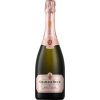 Der Graham Beck Cap Classique Brut Rosé begeistert mit einer feingliedrigen Perlage und die silbrig-pinke Farbe macht einfach Spaß im Glas - so wie der ganze Schaumwein aus den Rebsorten Chardonnay (50%) und Pinot Noir (50%). Ein von roten Früchten dominiertes Bouquet macht Lust auf den ersten Schluck