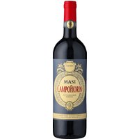 Der Masi Campofiorin Rosso 2020 aus Venetien präsentiert sich in einer verführerischen rubinroten Farbe mit ockerfarbenen Reflexen. Im Bouquet offenbart er delikate florale Noten
