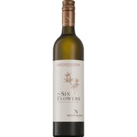 Der in Eiche gereifte Neethlingshof Short Story Collection Six Flowers präsentiert sich in einem blassen Zitronengelb im Glas. Mit seinem Aromenprofil aus saftigem Pfirsich