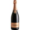 Ferrari Rosé Trentodoc beeindruckt mit seiner brillanten Altrosa-Farbe. Die lebhaften Aromen von Weißdorn