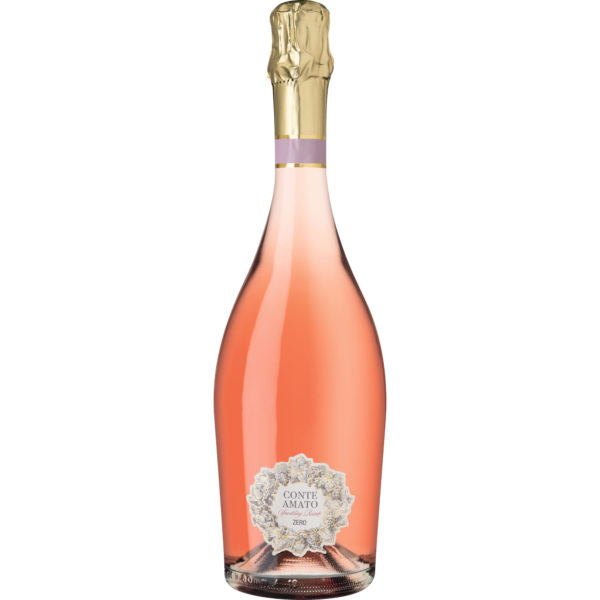 Conte Amato Sparkling Rosato Zero alkoholfrei – Bild 2