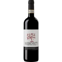 Der Massimo Rivetti Barbaresco Bio 2020 aus dem Piemont besticht durch Aromen von roten Früchten und Kräutern