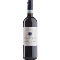 Der Mauro Molino Le Gattere Barbera d'Alba beeindruckt durch seine floralen und fruchtigen Aromen. Rosen und Mûre dominieren die Nase