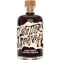 Der Butterscotch Cold Brew Coffee Liqueur vereint die süßlichen Nuancen von Karamell mit dem intensiven Aroma feinster Kaffeeextrakte. Der Likör präsentiert sich mit einer angenehm cremigen Textur