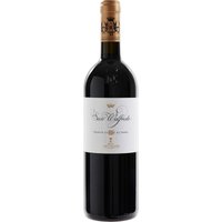 Der San Walfredo 2019 von Guado al Tasso zeigt ein intensives Rot. Aromen reifer roter Früchte
