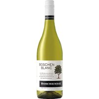 Der Boschen Blanc 2023 vom Boschendal Estate strahlt in lebhaftem Gold mit grünen Reflexen. Das Bouquet entfaltet intensive tropische Früchte und Zitrusnoten