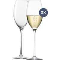 Das Zwiesel Champagnerglas aus der Manufaktur Zwiesel Kristallglas besticht durch seine feine handgefertigte Verarbeitung. Jedes Glas dieser Enoteca Handmade Serie im 2er Set ist perfekt geformt