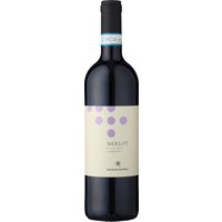 Der Mandrarossa Rupenera Merlot Bio 2023 brilliert mit einem intensiv roten Farbton