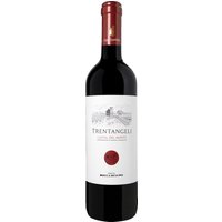 Der Trentangeli Rosso aus Apulien präsentiert sich in lebhaftem Rubinrot und vereint Aromen von Veilchen und Kirschen. Die Cuvée des Jahrgangs 2020 besticht durch elegante