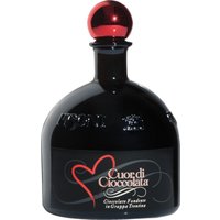 Der Pisoni Cuor Di Cioccolata Likör kombiniert Grappa mit dunkler Schokolade und präsentiert sich mit einem vollen