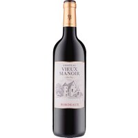 Der 2022 Château Vieux Manoir aus Bordeaux zeigt in der Nase intensive Aromen von Sauerkirschen und schwarzer Johannisbeere. Am Gaumen präsentiert sich der Wein kraftvoll und rund
