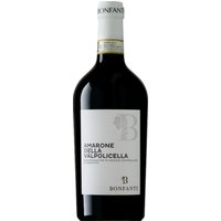 Bonfanti Amarone della Valpolicella 2018 beeindruckt durch seine kraftvolle Ausstrahlung und tiefgründige Farbe in intensivem Rubinrot mit granatroten Schattierungen. Das Bouquet zeigt elegante Anklänge von reifer Kirsche