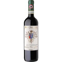 Intensive rubinrote Reflexe prägen den Mocenni 89 Chianti Classico Gran Selezione 2018 und verleihen ihm eine besondere Ausstrahlung. In der Nase eröffnen sich dichte Aromen roter Beeren