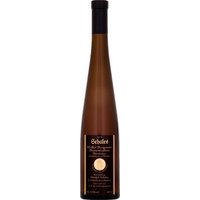 Bernsteinfarbener Glanz deutet auf die Reife dieser außergewöhnlichen Beerenauslese hin. Intensive Aromen von kandiertem Honig