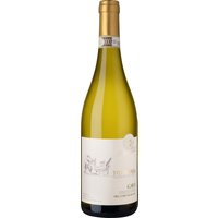 Die Stadt Gavi liegt im Piemont und ist die Heimat des weißen Kultweins Gavi di Gavi. Hier entsteht der Torlonia der Tenuta Santa Seraffa – wie für den DOCG-Wein vorgeschrieben: ein reinsortiger Cortese mit typischer Fruchtigkeit und feiner Mineralik. Noten von säuerlichem Apfel ergänzen die Süße exotischer Früchte und gelbem Pfirsich. Sehr elegant