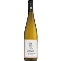 Der Scharzhofberger Riesling Spätlese 2023 von Vereinigte Hospitien Weingut präsentiert Aromen reifer Äpfel