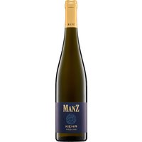 Aus den Weinbergen rund um Nierstein und Olsheim stammt der Weinolsheimer Kehr Riesling 2022 von Manz Wein. Im Glas präsentiert er intensive Aromen von Pfirsich