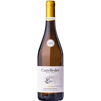 Strahlend in einem hellen Goldgelb zeigt der Castelfeder Doss Chardonnay aus Südtirol ein vielschichtiges Aromenspiel aus Zitrus