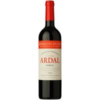 Der Ardal Roble Tradición 2023 von Bodegas Balbás zeigt sich in einem lebendigen Kirschrot mit rubinrotem Schimmer. Aus Trauben 25 Jahre alter Reben der Ribera del Duero gewonnen
