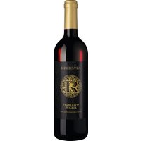 Der Riticata Primitivo ist ein wahres Pracht-Exemplar seiner Rebsorte: mit viel Frucht von reifen dunklen Beeren und vollem Aroma von Schokolade