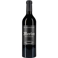 Tiefes Rubinrot zeigt der Mon Église Merlot 2020 aus der Pfalz. Dunkle Beeren