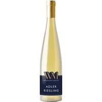 Der Mayer Adler Riesling Feinherb 2023 vom Weinhaus Mayer aus der Moselregion präsentiert eine filigrane Struktur mit zarten mineralischen Nuancen. Aromen von reifer Birne