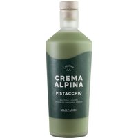 Ein Hauch italienischer Raffinesse zeigt sich im Crema Alpina Pistacchio Pistazienlikör aus dem Haus Distilleria Marzadro. Das intensive Aroma gerösteter Pistazien wird von einer cremigen Textur und harmonischer Süße umhüllt. Am Gaumen entwickelt sich ein samtig-weiches Mundgefühl mit nussigen Noten und feiner Likörbasis. Ideal als Digestif