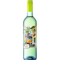 Sanft prickelnd zeigt sich der Vidigal Porta 6 Vinho Verde 2024 in einem hellgrünen Farbton