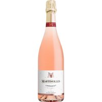 Im Zusammenspiel von mediterranem Klima und ozeanischer Frische entsteht auf der Domaine Martinolles ein charaktervoller Crémant de Limoux Rosé von Domaines Paul Mas. Die filigrane Perlage präsentiert ein fein abgestimmtes Aromenspiel aus Himbeere