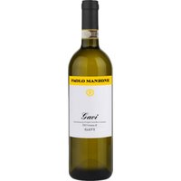 Der Paolo Manzone Gavi di Gavi 2024 aus dem Piemont zeigt im Glas ein strahlendes