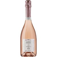 Der Albino Armani Prosecco Rosé Millesimato 2023 präsentiert sich in einem zarten Roséton und vereint die Frische der Glera-Traube mit der Fruchtigkeit des Pinot Noir. Das Bouquet offenbart Aromen von Himbeeren