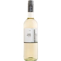 Der Becksteiner Winzer Weinhaus Blanc de Noir 2024 präsentiert sich mit Zwiebelschalen-Nuancen im Glas und einem trockenen