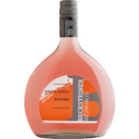 Der Becksteiner Winzer Jung&Frisch Rotling 2024 zeigt sich mit einer zarten gelben Farbe frisch und einladend. Feine Aromen von Erdbeere