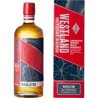 Westland Solum 1st Whiskey repräsentiert die charakteristische Vielfalt des pazifischen Nordwestens. Dieser American Single Malt weist rauchige Aromen auf