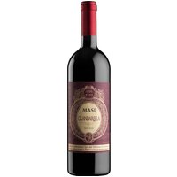 Der 2018 Masi Grandarella Refosco aus Venetien zeigt sich in intensivem Rubinrot und verströmt Aromen von aromatischen Kräutern