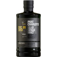 Port Charlotte SYC:01 2024 Single Malt präsentiert eine Kombination aus intensivem Torfrauch