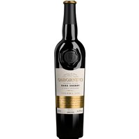 Osborne Rare Sherry Amontillado Solera AOS aus Spanien zeigt sich in kräftigem Mahagonibraun mit Noten von Jod