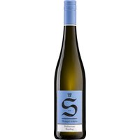 Der Schales Dalsheimer Riesling 2024 aus Rheinhessen zeigt lebhafte Zitrusfrische und dezente blumige Noten. Der Weißwein präsentiert sich fein und elegant