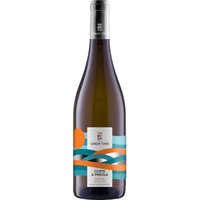 Frische und Lebendigkeit kennzeichnen diesen hellgelben Weißwein mit grünen Reflexen aus Sizilien. Die Aromen tropischer Früchte