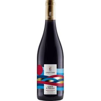 Der Nero d'Avola Coste a Preola 2023 aus Sizilien zeigt ein facettenreiches Bukett mit Aromen von schwarzen Kirschen