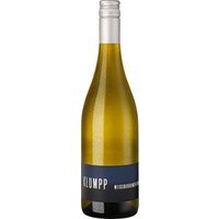 Mit hellgoldenem Schimmer präsentiert sich der Klumpp Weißburgunder 2024 aus Baden und entfaltet Aromen von reifer Zitrone