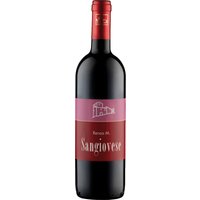 Der Sangiovese 2024 aus der Toskana präsentiert fruchtige Aromen von Kirschen und Himbeeren