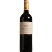 Der Château de Cérons Grand Enclos Rouge 2022 zeigt sich in dunklem Purpurrot mit einem lebendigen Bouquet aus Kirsche