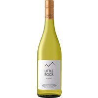 Der Mont Rochelle Little Rock Blanc 2023 präsentiert sich in hellem Strohgrün mit goldenen Reflexen. Das Bukett offenbart Aromen von reifem Steinobst sowie tropischen Früchten wie Pfirsich und Aprikose. Ergänzt werden diese von feinen